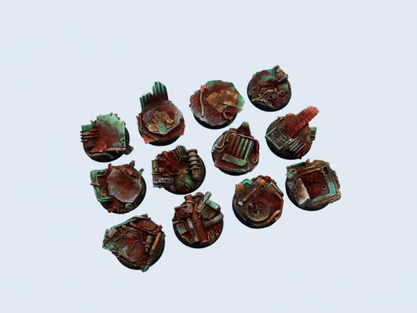 Battle Bases: Scrapyard Bases, Round 25mm (5)