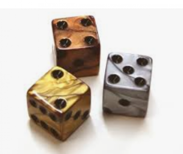 Dice Loose Singles: Assorted Olympic Random d6 16mm (1)