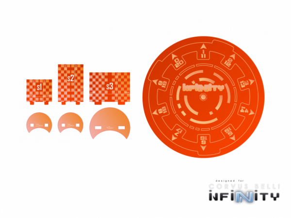 Infinity Line of Fire Markers - Basic (4)