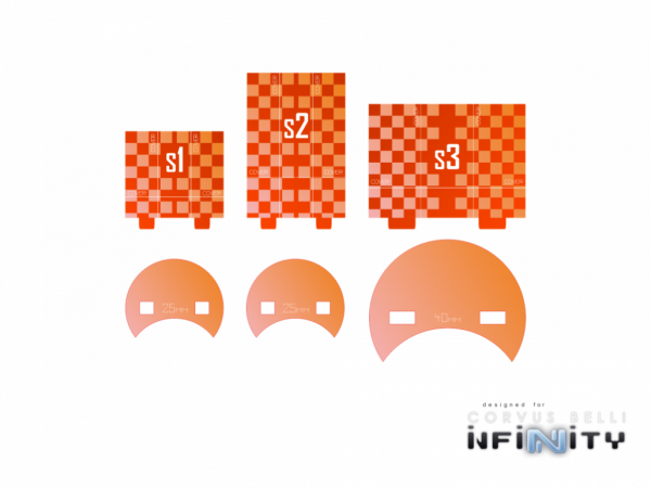 Infinity Line of Fire Markers - Small (3)