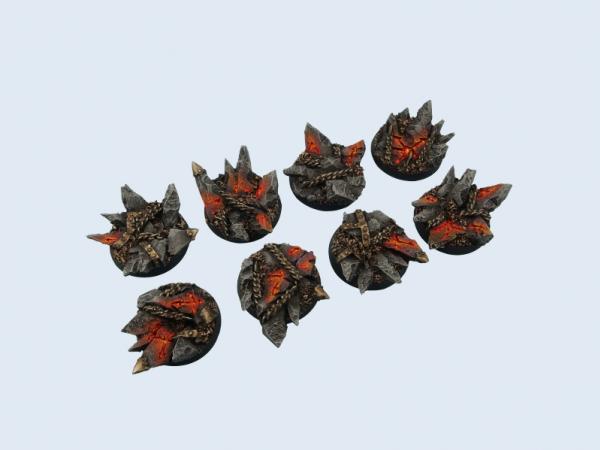 Battle Bases: Chaos Bases, 32mm Round (4)