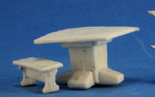 Dark Heaven Bones: Table & Benches