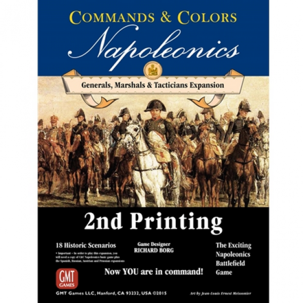 GMT Games: Commands & Colors: Napoleonics Expansion 5: Generals, Marshalls, Tacticians (2nd Edition)