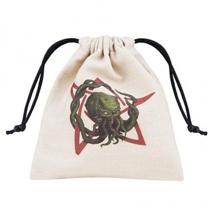 Dice Accessories: Call of Cthulhu Beige & Multicolor Dice Bag