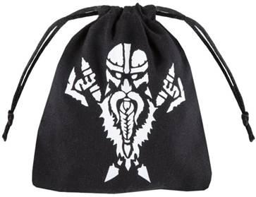 Dice Accessories: Dwarven Black & White Dice Bag