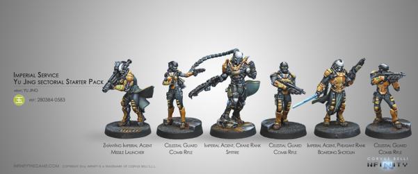 Infinity (#583) Yu Jing: Imperial Service (Sectorial Starter Pack)