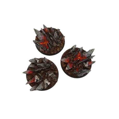 Battle Bases: 50mm Chaos, Round (2)