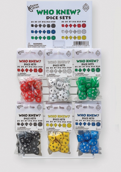 Who Knew Dice? WHO KNEW RACK & SIGN (24) [Retail Only]