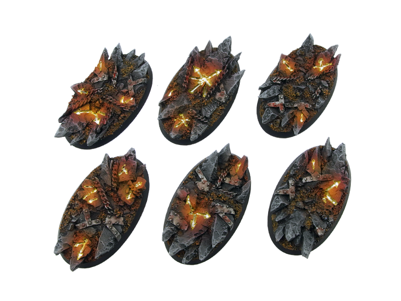 Battle Bases: Chaos Bases, Ellipse 60mm (4)