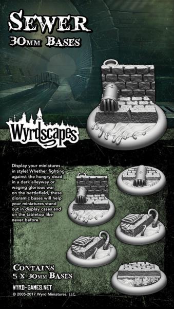 Wyrdscapes: Sewer 30MM Base