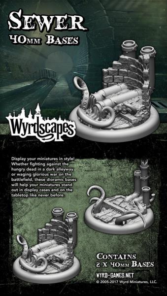 Wyrdscapes: Sewer 40MM Base