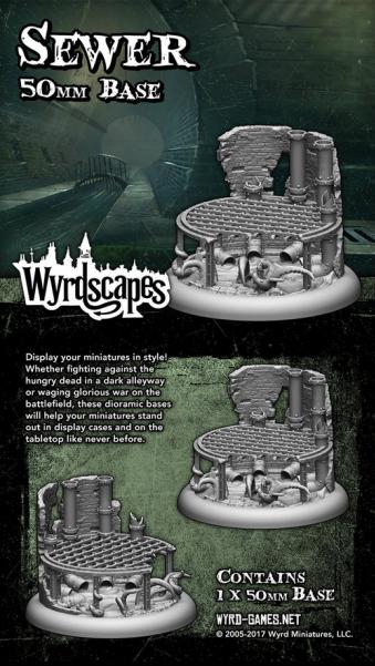 Wyrdscapes: Sewer 50MM Base