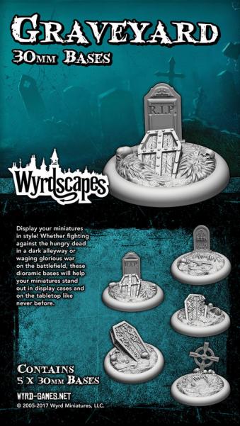 Wyrdscapes: Graveyard 30MM Base