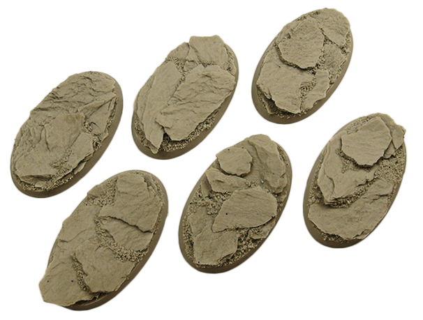 Battle Bases: Shale Bases, Oval 60mm (4)