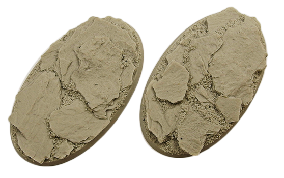 Battle Bases: Shale Bases, Oval 90mm (2)