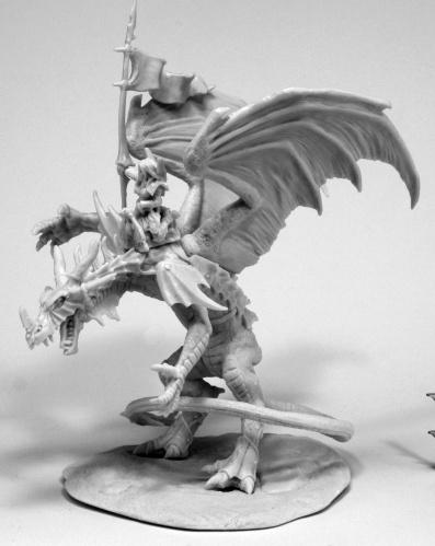 Dark Heaven Bones: Kyra & Lavarath (Dragon and Rider)