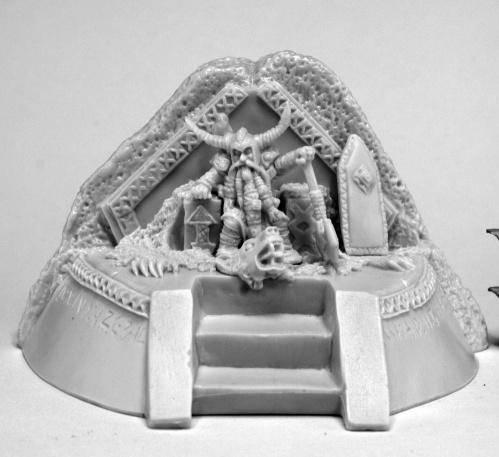 Dark Heaven Bones: Dwarf King on Throne