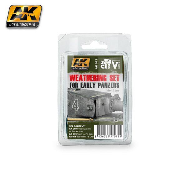 AK-Interactive: (Weathering) EARLY PANZERS WEATHERING SET
