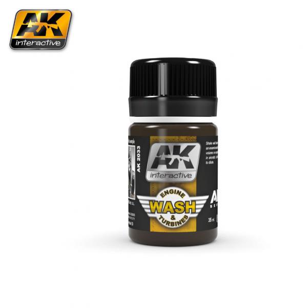 AK-Interactive: (Weathering) WASH FOR AIRCRAFT ENGINE