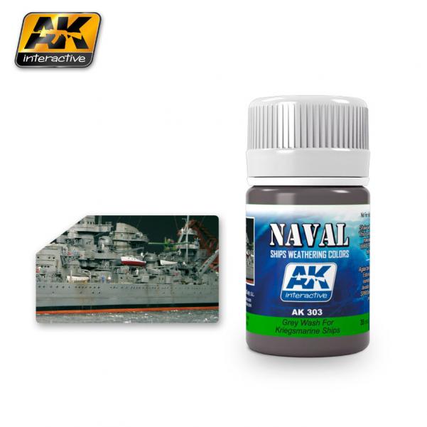 AK-Interactive: (Weathering) GREY WASH FOR KRIEGSMARINE SHIPS