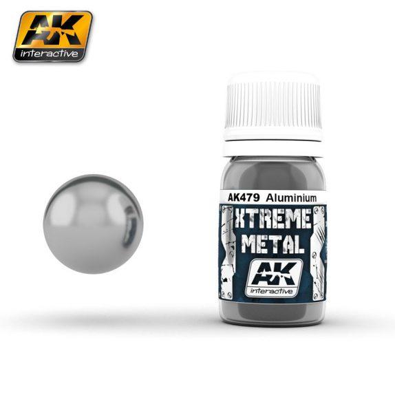 AK-Interactive: (Metalics) XTREME METAL ALUMINIUM 30ml