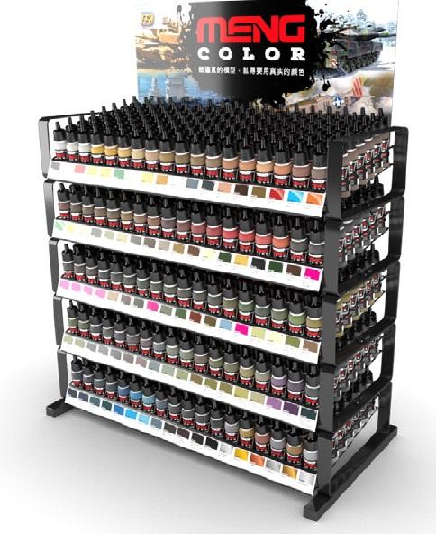 AK-Interactive: MENG Acrylic Paint Expositor Full Display Rack [Retail Only]