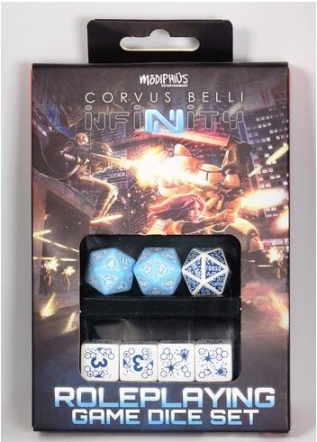 Infinity RPG Dice Set - Pan Oceania Box (7)