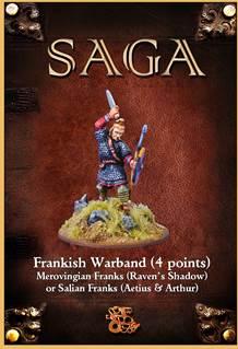 SAGA:Salian/Merovingian Frank Warband (25 foot figures & bases)