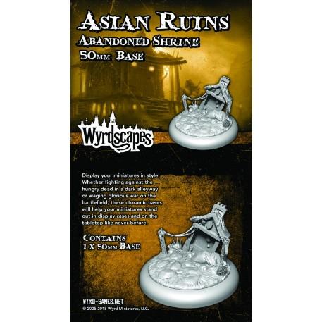 Wyrdscapes: Asian Ruins 50MM III Base (Abandoned Shrine)