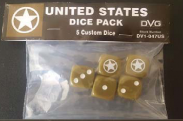 WWII US Six-sided Dice