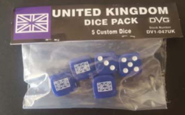 WWII UK Six-sided Dice