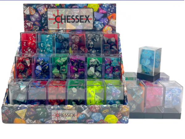 Best of Chessex Sampler: Polyhedral 7-Die Set Sampler [Retail Only]