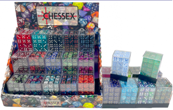 Best of Chessex Sampler: 12mm d6 w/pips Dice Block Sampler [Retail Only]