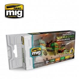 AMMO: Acrylic Paint Set - Futuristic Warzone Scenarios Colors