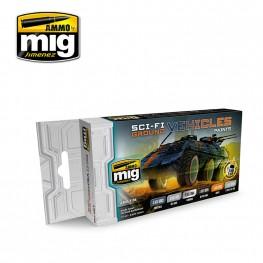 AMMO: Acrylic Paint Set - Sci-fi Ground Vehicles