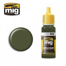AMMO: Acrylic Paint - RAL 6003 Olivgrun Opt2 (17ml)