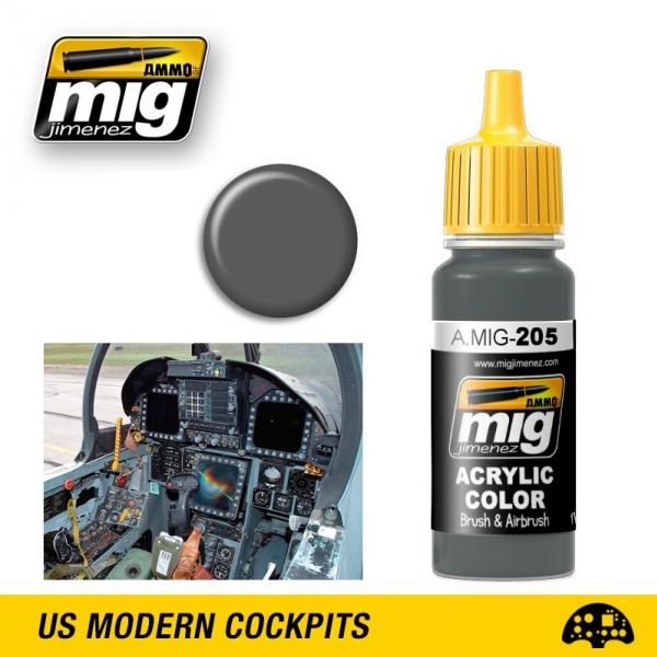 AMMO: Acrylic Paint - FS 26231 (BS 638) Federal Standard Grey (17ml)