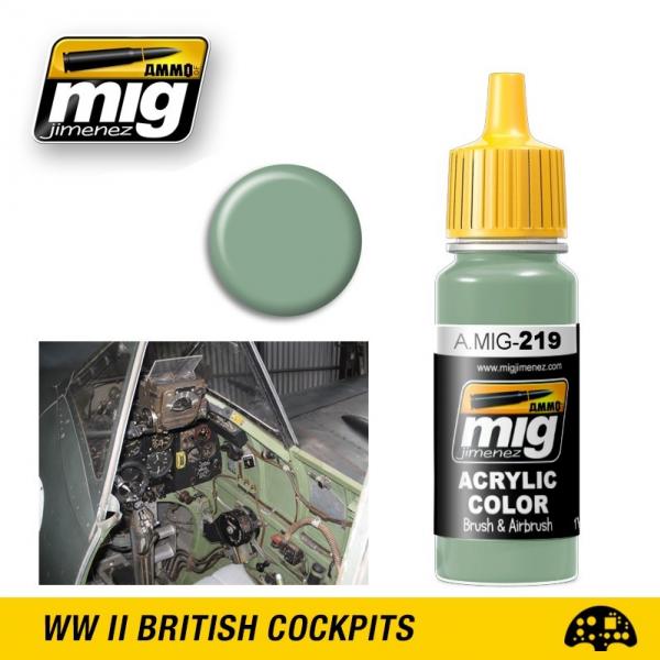 AMMO: Acrylic Paint - FS 34226 (BS283) Interior Green (17ml)