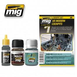 AMMO: Airplane Weathering - US Modern Cockpits Set