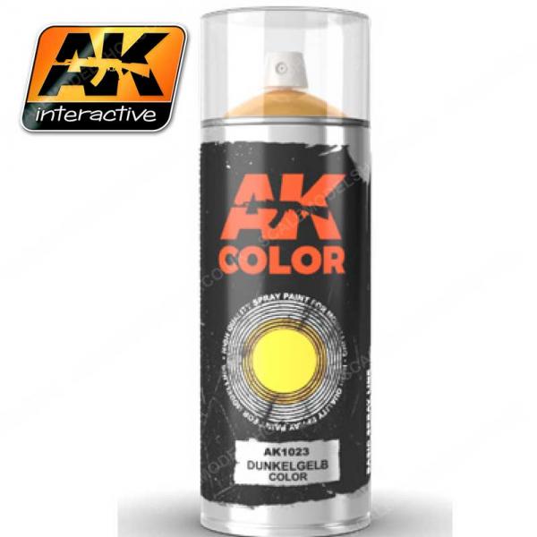 AK-Interactive: AK Sprays - Dunkelgelb Color Spray (150ml)