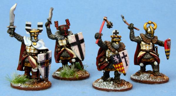 SAGA: Ordensstaat Heathguards with Hand Weapons (4)