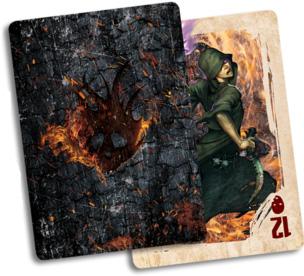 The Other Side: Cult of the Burning Man Fate Deck (Plastic)