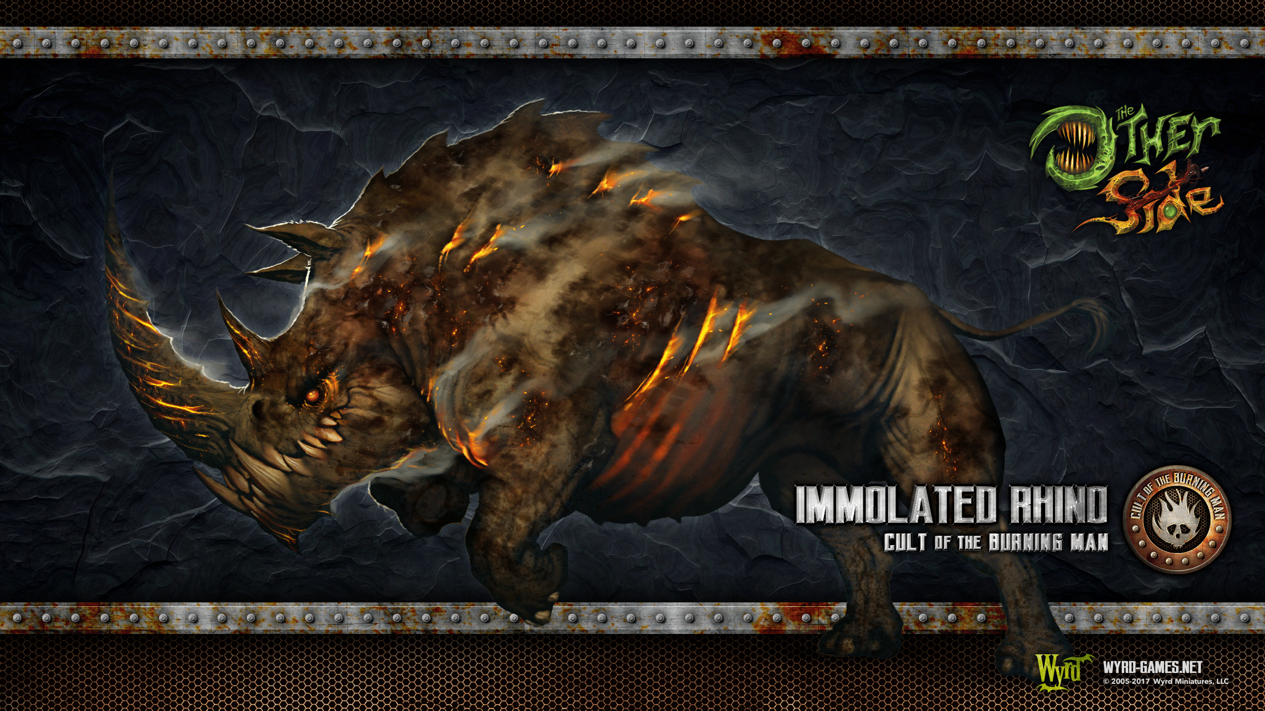 The Other Side (Cult of the Burning Man): Immolated Rhino