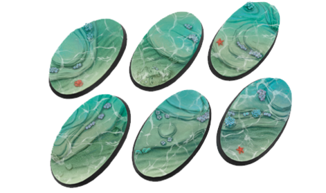 Battle Bases: Deep Water Bases, Round 32mm (4)