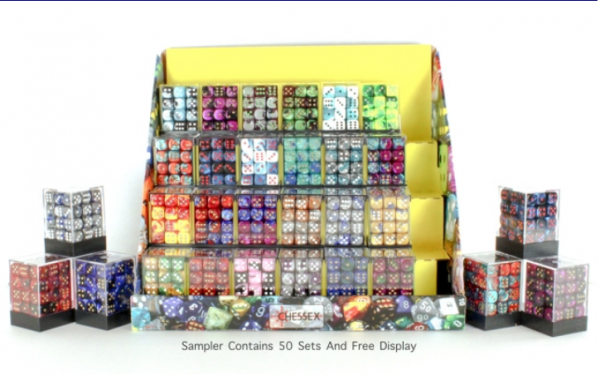Chessex Sampler: Box of 50 Gemini™ 12mm Sets [Retail Only]