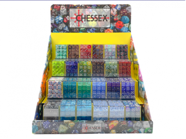 Chessex Sampler: Box of 50 Signature 12mm d6 Sets [Retail Only]