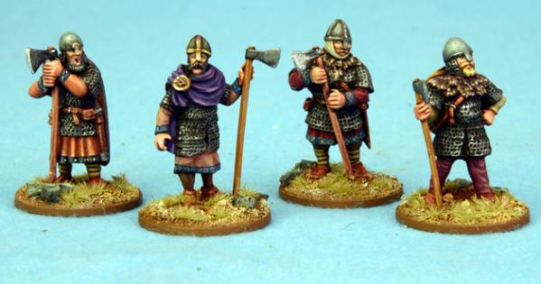 SAGA: Viking Age: (Anglo-Danish) Huscarls w/axes - Standing (Hearthguard)