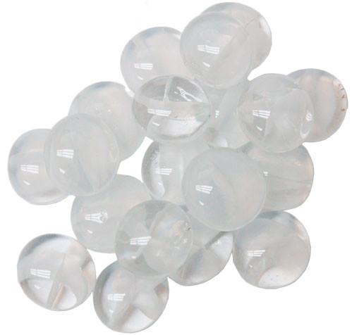 Chessex Gaming Stones: White Catseye (40+) [12mm-14mm]