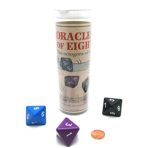 Special/Novelty Dice: Oracles of Eight Fate Fortune Telling Dice