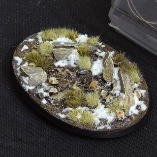 Battle Ready Bases: Winter Oval 105mm (x1)